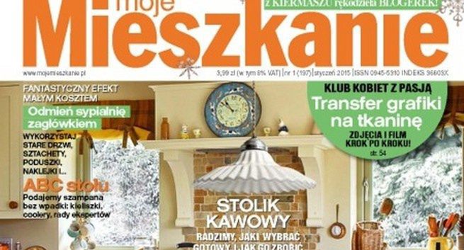 „Moje Mieszkanie” na czele pism wnętrzarskich po I półroczu. „Dom &amp; Wnętrze” z największym spadkiem