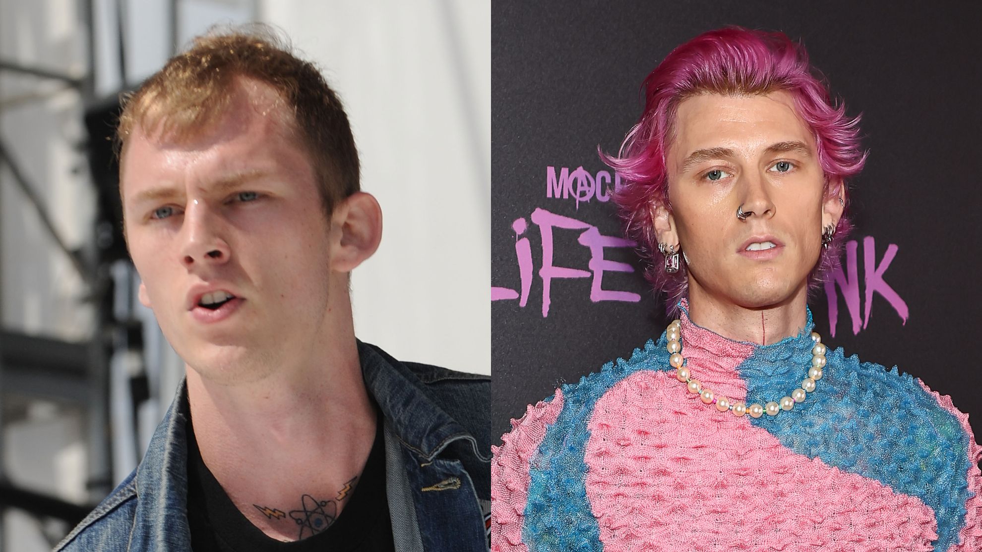 Machine Gun Kelly "przed" i "po"