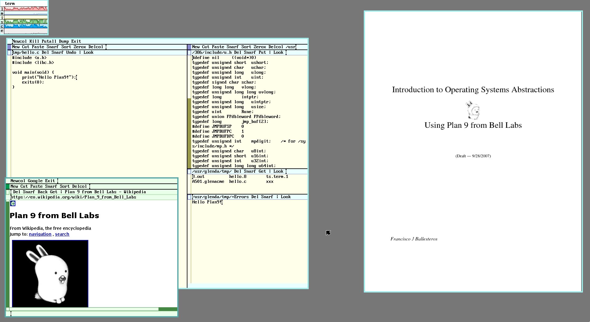 Plan9 (fot. Mauri de Souza Meneguzzo)