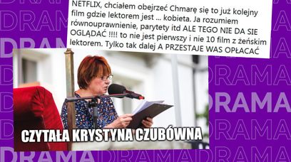 ­­­­­Prześladowanie polskich mężczyzn nie ustaje. Oto nowe zagrożenie: ŻEŃSKA LEKTORKA na Netfliksie