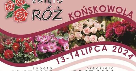 Święto Róż w Końskowoli 2024. Gwiazdą imprezy Shantel [GODZINOWY PROGRAM WYDARZENIA]