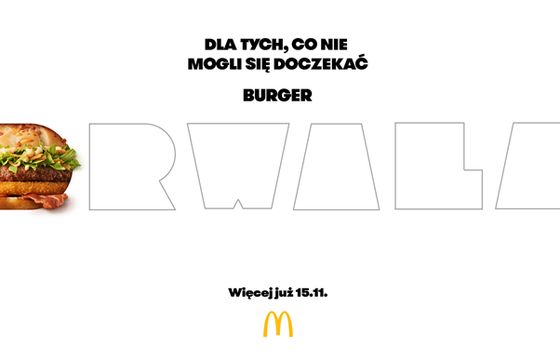Burger Drwala wraca do sprzedaży w McDonald’s