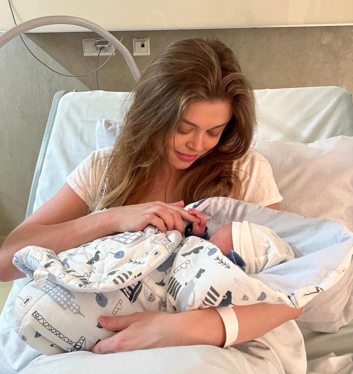 Joanna Opozda z synem