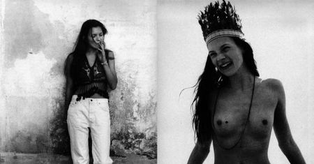 16-LETNIA Kate Moss z papierosem! (ZDJĘCIA)
