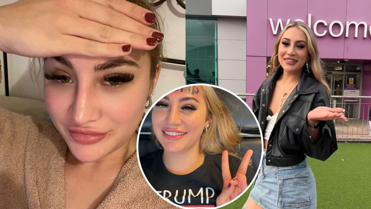 Brytyjska influencerka zrobiła sobie tatuaż na czole?