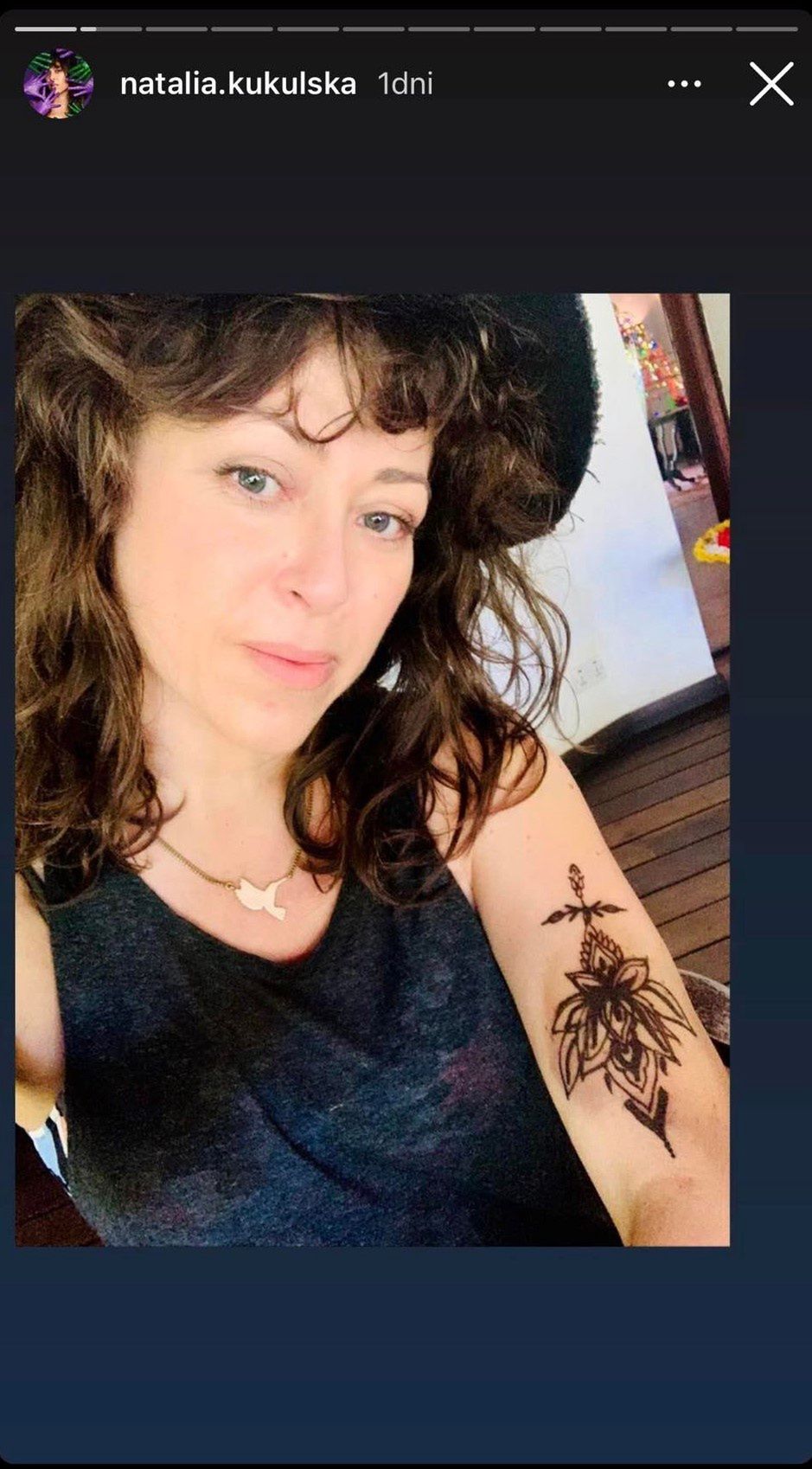Natalia Kukulska pochwaliła się na Instagramie tatuażem z henny 