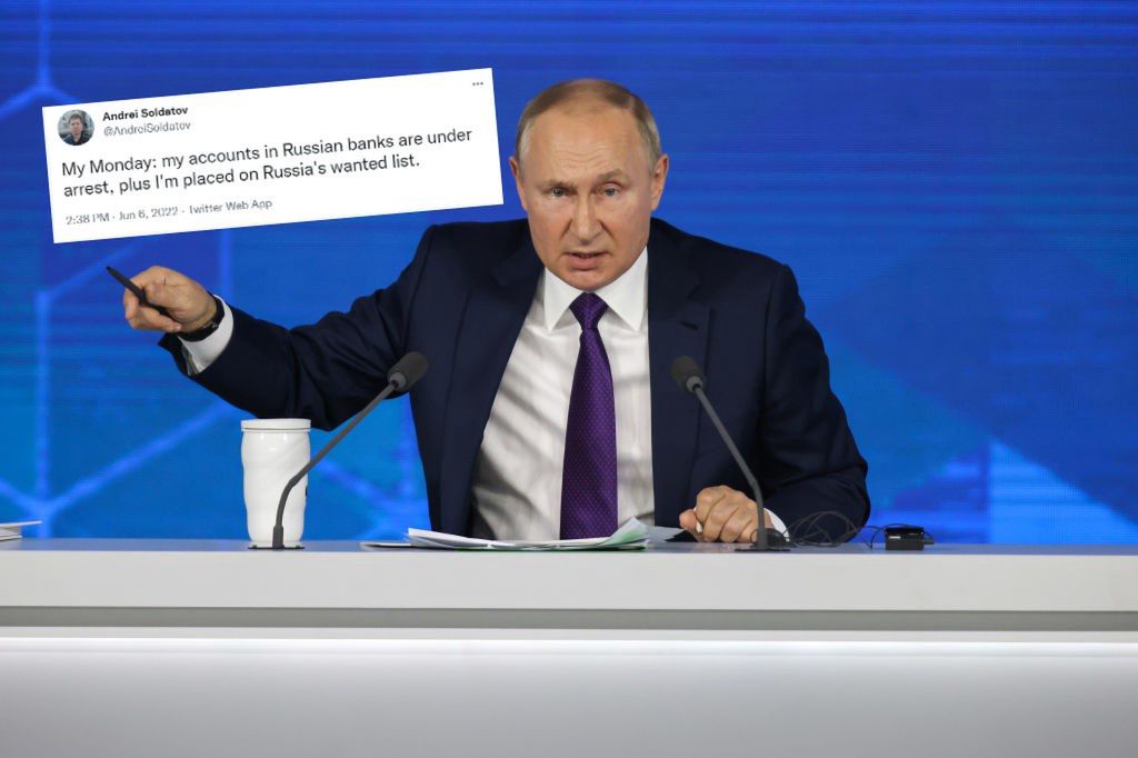 Władimir Putin i tweet Sołdatowa
