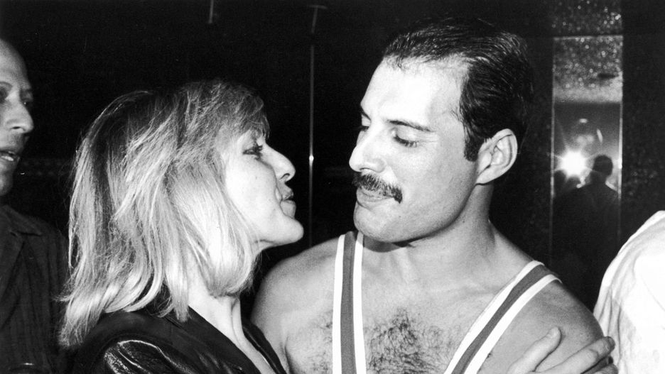 Mary Austin i Freddie Mercury w londyńskim klubie Xenon, 1984 r.