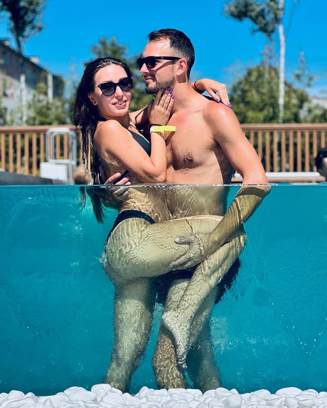 Aleksander Maślak z ukochaną