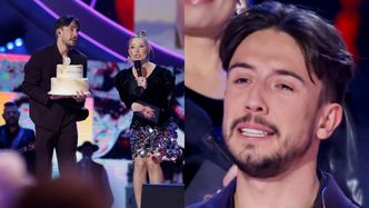 Dawid Kwiatkowski świętował 30. urodziny na Sylwestrze TVP. W pewnym momencie ZALAŁ SIĘ ŁZAMI (ZDJĘCIA)