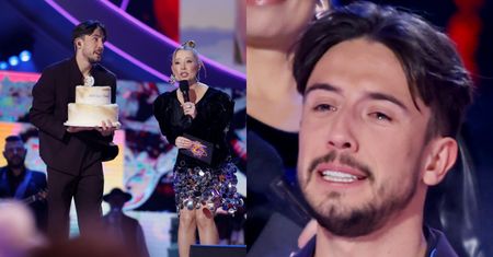 Dawid Kwiatkowski świętował 30. urodziny na Sylwestrze TVP. W pewnym momencie ZALAŁ SIĘ ŁZAMI (ZDJĘCIA)