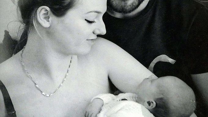 Sarah ze swoim synkiem 