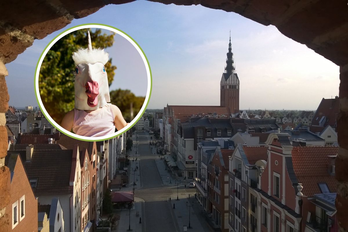 W Elblągu mężczyzna w przebraniu jednorożca ma zaczepiać dzieci