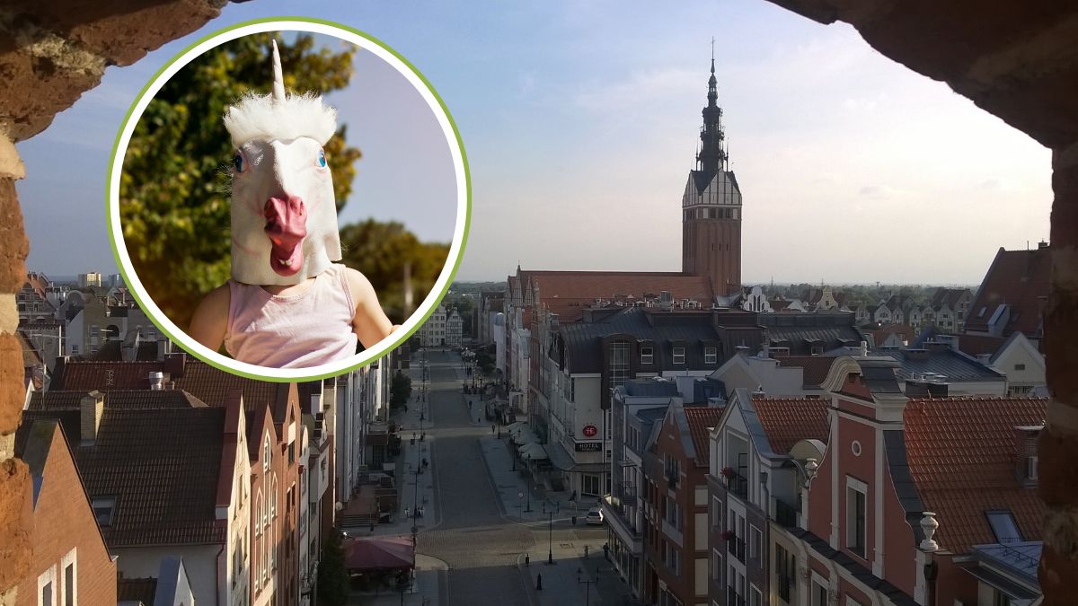 W Elblągu mężczyzna w przebraniu jednorożca ma zaczepiać dzieci