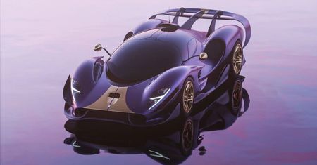 De Tomaso P900 to torowy potwór z silnikiem z Formuły 1. Stosunek mocy do masy robi wrażenie