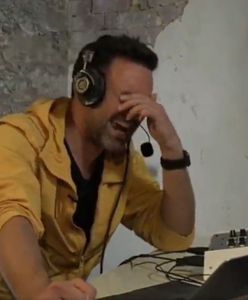 Eurowizja 2022: Relacjonował Eurowizję z bunkra. Popłakał się na wizji