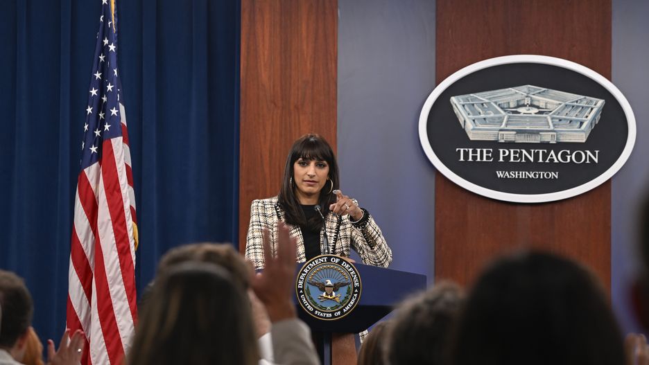Deputy Pentagon Press Secretary Sabrina Singh
WASHINGTON DC, UNITED STATES - OCTOBER 17 : U.S. Pentagon Deputy Press Secretary Sabrina Singh holds a press conference at Pentagon in Washington D.C., United States on October 17, 2023. (Photo by Celal Gunes/Anadolu via Getty Images)
Anadolu
pentagon, sabrina singh, united states, washington