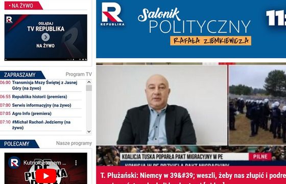 TV Republika bez jednej trzeciej użytkowników w internecie. Przyciąga na dłużej