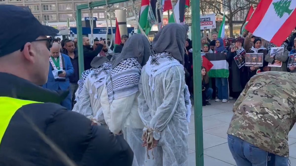 Bulwersujące sceny w Berlinie.