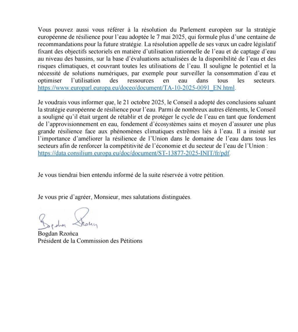 Odpowiedź Komisji Europejskiej