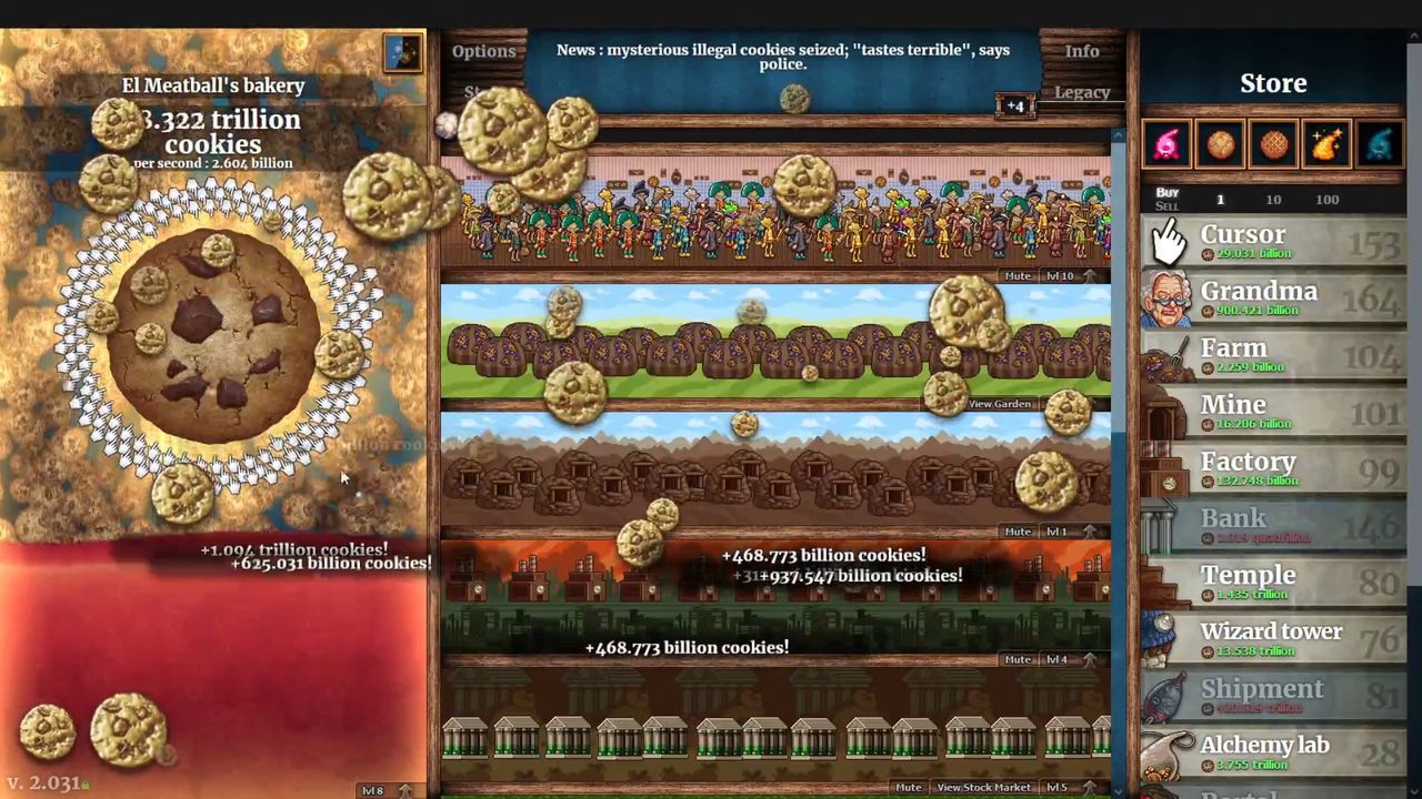 Cookie Clicker na Steam