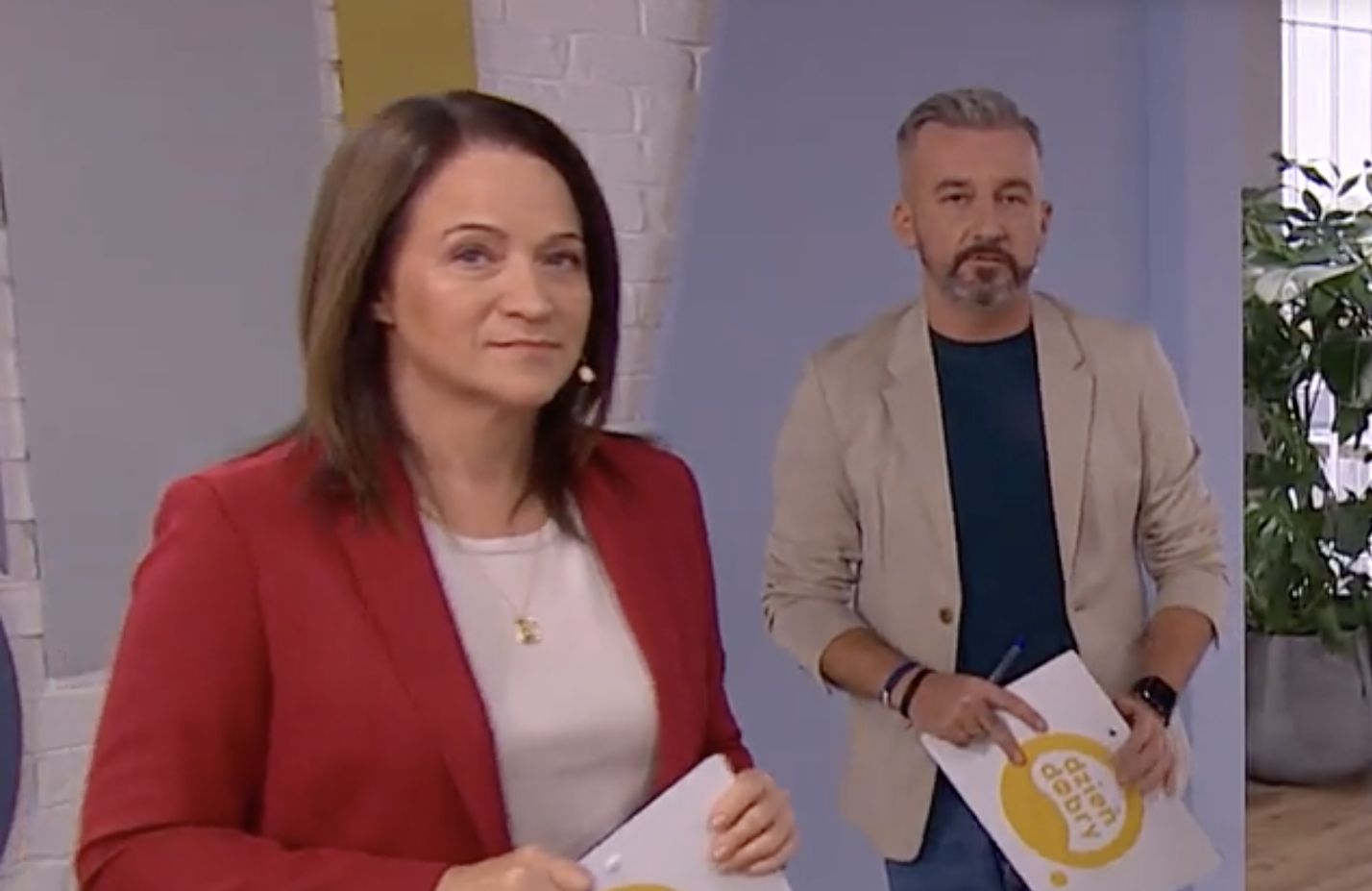 Kadr z programu "Dzień dobry TVN"