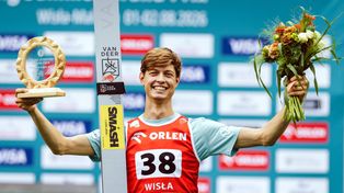 "Jestem z siebie naprawdę dumny". Rok Oblak z pierwszym podium LGP w karierze