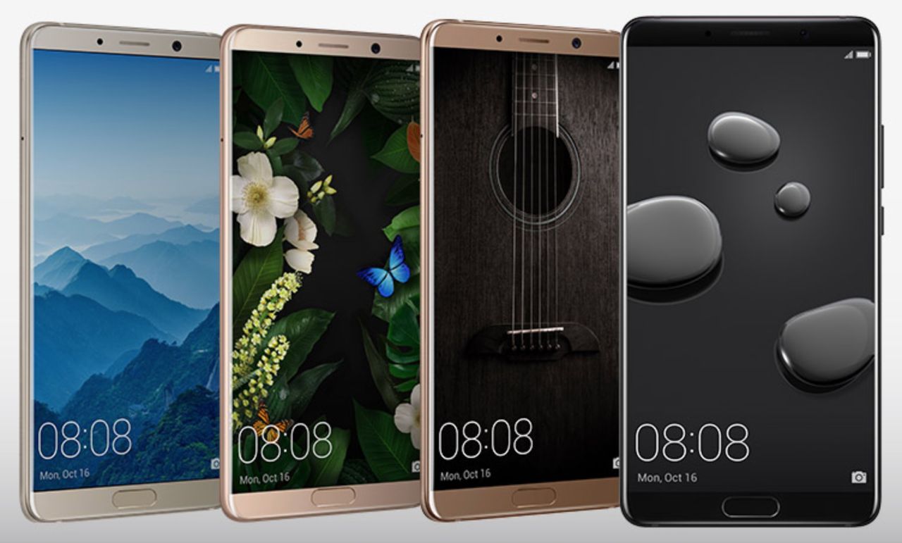 Smartfon Huawei Mate 10 jest dostępny w czterech wariantach kolorystycznych: Mocha Brown, Champagne Gol, Pink Gold i w kolorze klasycznej czerni.