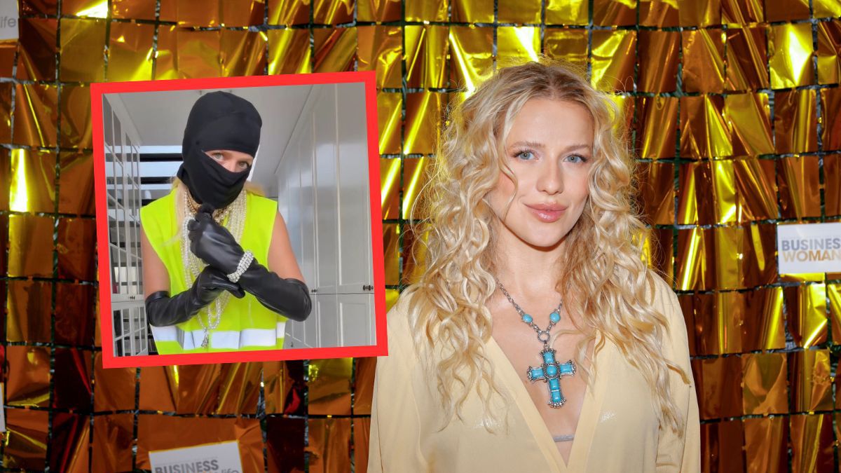 Jessica Mercedes w kostiumie "złodzieja z Luwru"