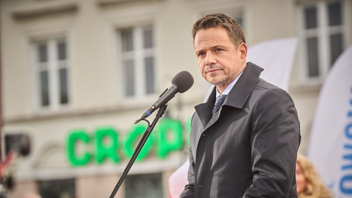 Kandydat Koalicji Obywatelskiej na prezydenta Rafał Trzaskowski 