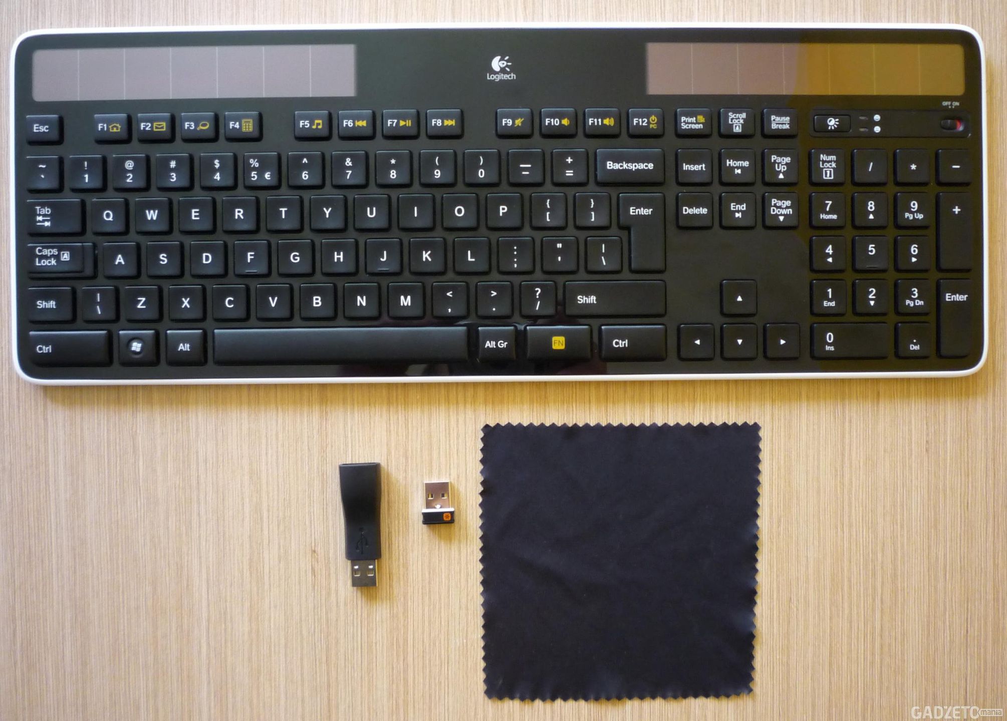 Logitech K750 Solar Keyboard – światłolubna klawiatura w akcji [test] 4