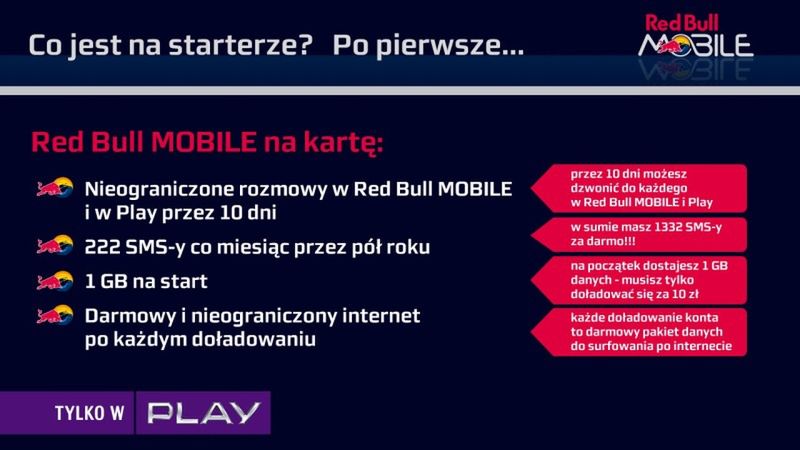 Red Bull Mobile wkroczył do Polski - oferta i Świat Red Bulla 4
