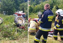Przygniótł go ciągnik. Mężczyzna zmarł na miejscu