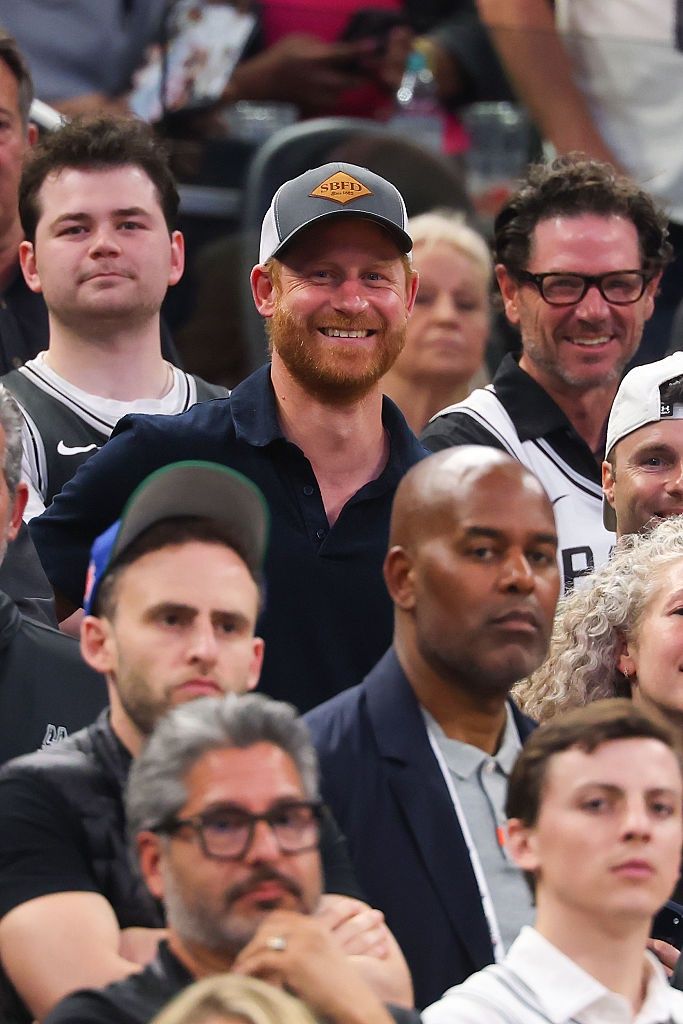 Książę Harry na finale NBA
