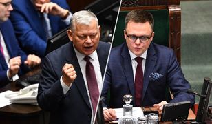 Zaatakował z mównicy Hołownię. Jest reakcja marszałka