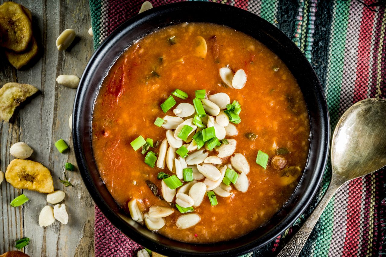 African peanut butter soup perfect for dinner