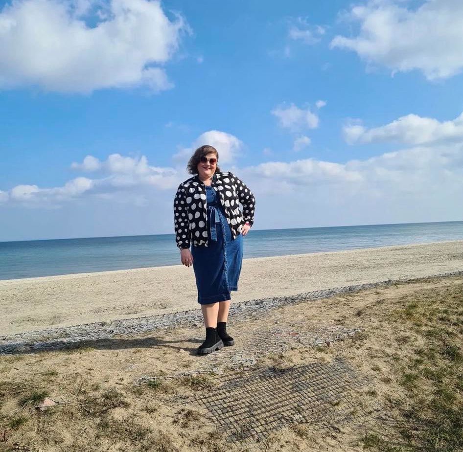 Dominika Gwit z synkiem