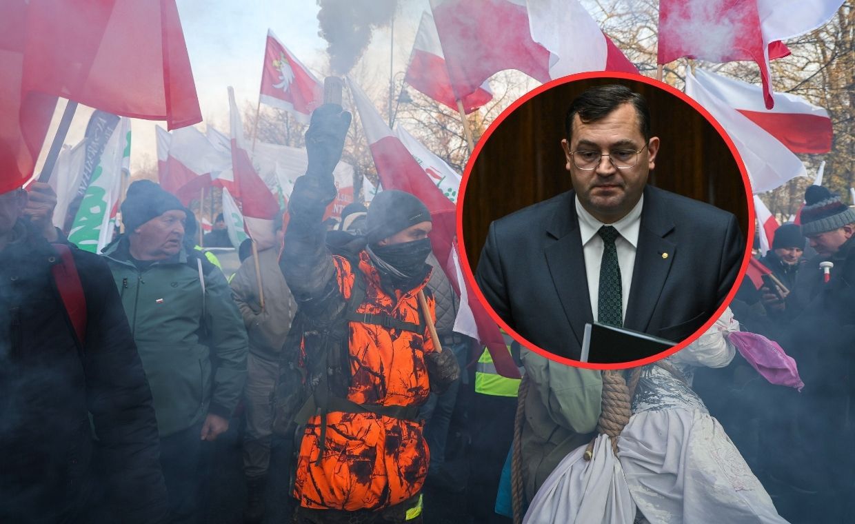 wiadomości,aktualności,WP Wiadomości Incydent przed domem ministra rolnictwa. Interweniowała policja