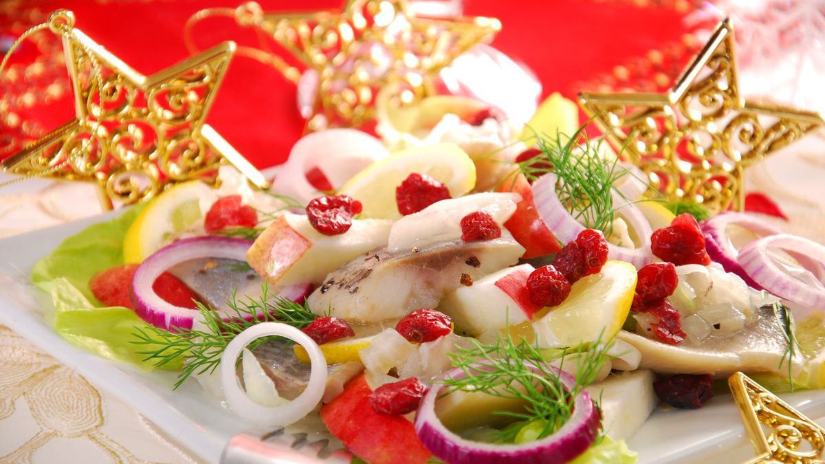 Sałatka na święta - Pyszności