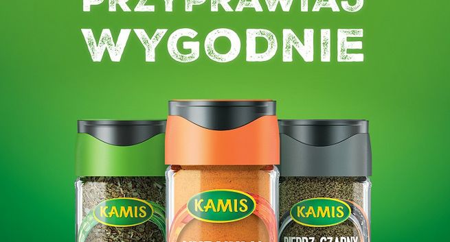 Kamis reklamuje przyprawy i zioła w praktycznych słoiczkach (wideo)