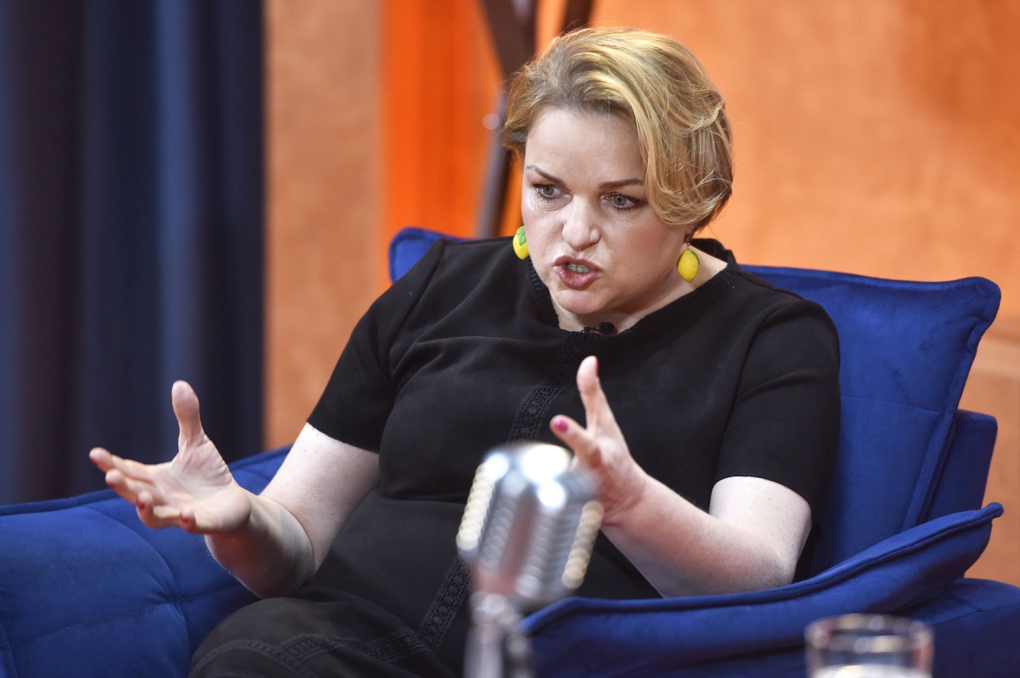 scena z: Katarzyna Bosacka, SK:, , fot. Kurnikowski/AKPA
luty 2021, Nagranie programu "Moontalk" Active Family, Katarzyna Bosacka