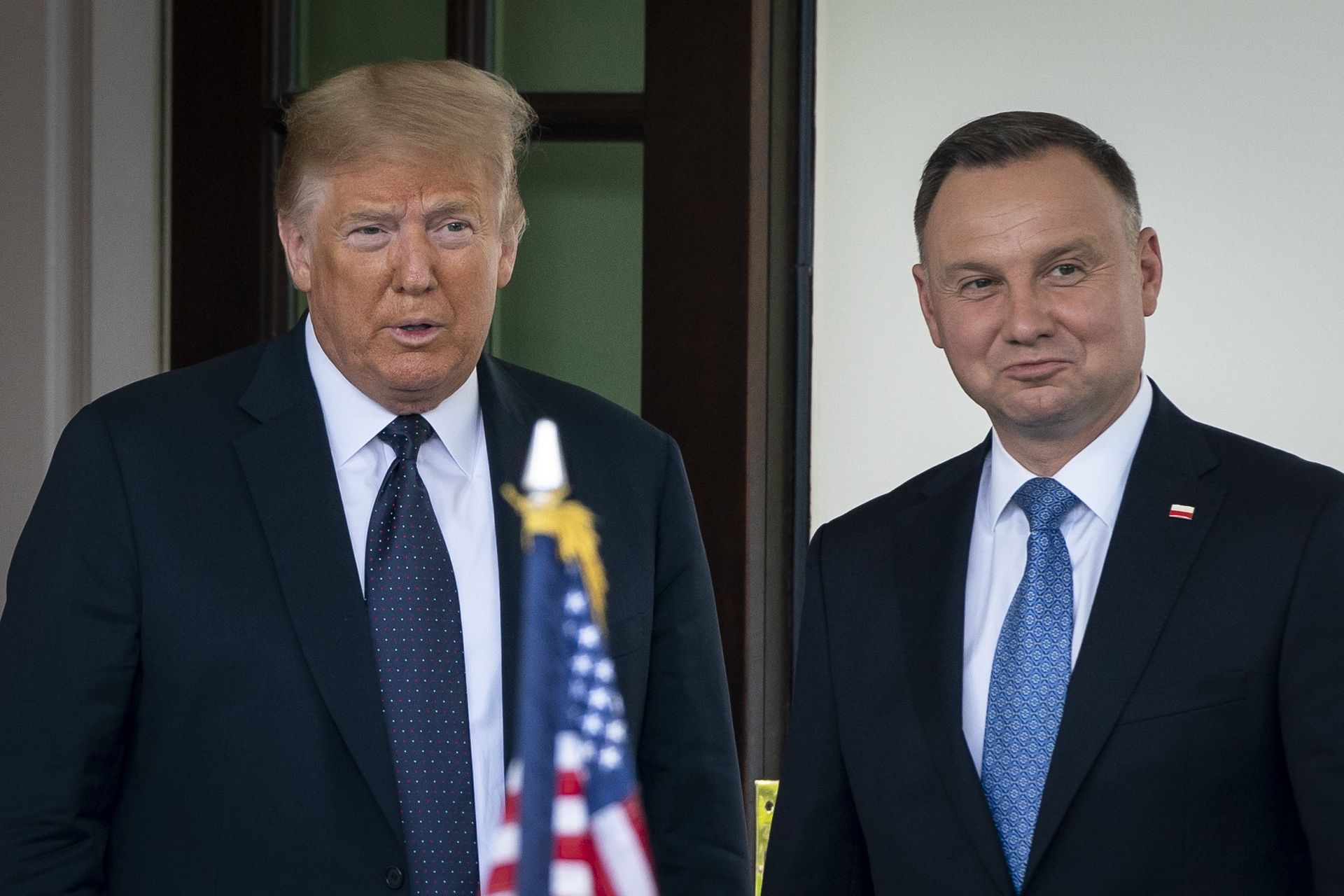 Duda odpowiada Tuskowi ws. Trumpa. "Naraził na szkodę"