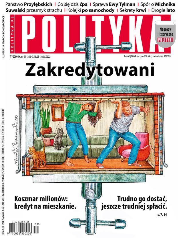 Okładka tygodnika "Polityka"