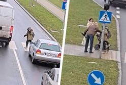 Pieszy na pasach na czerwonym świetle. Świadek nie wytrzymał