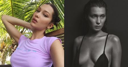 Sutek Belli Hadid w "V Magazine"
