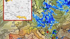 Ostrzeżenia na dziś. Silny wiatr i dużo deszczu, który zostanie na dłużej