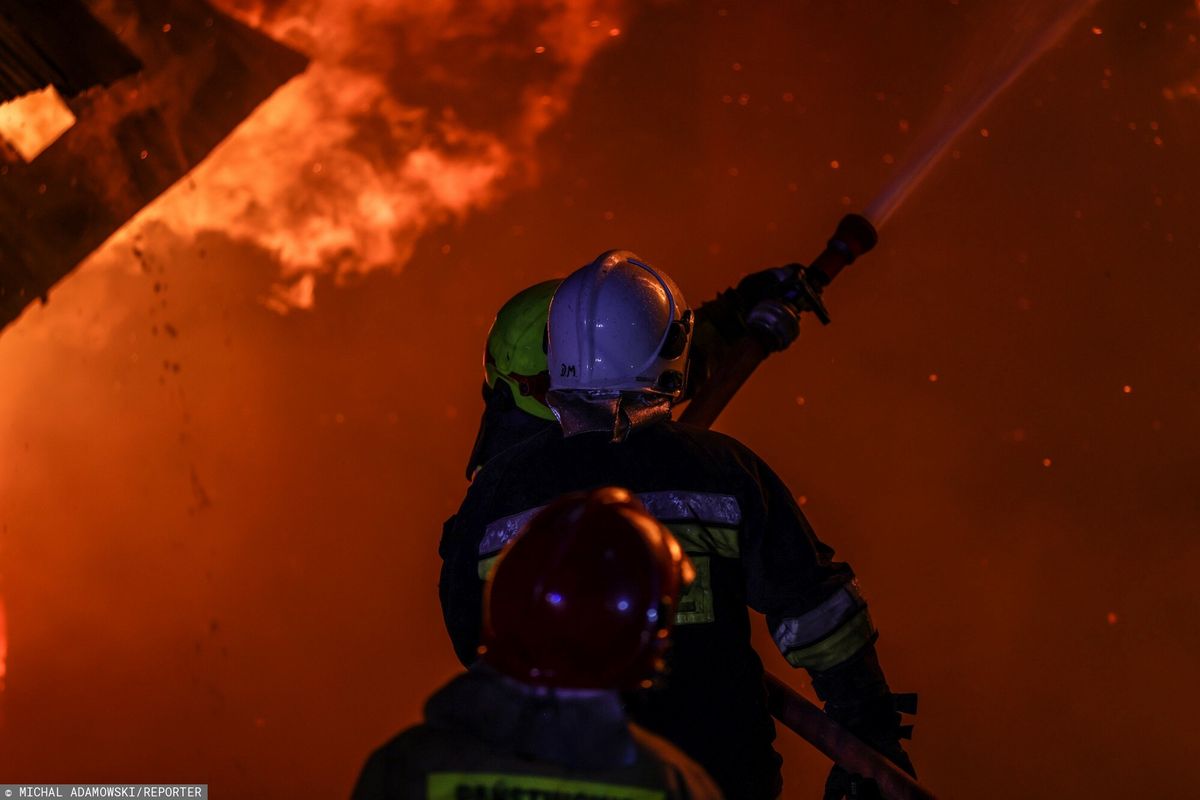 Pożar kościoła św. Mikołaja w Kijowie/ Zdjęcie ilustracyjne