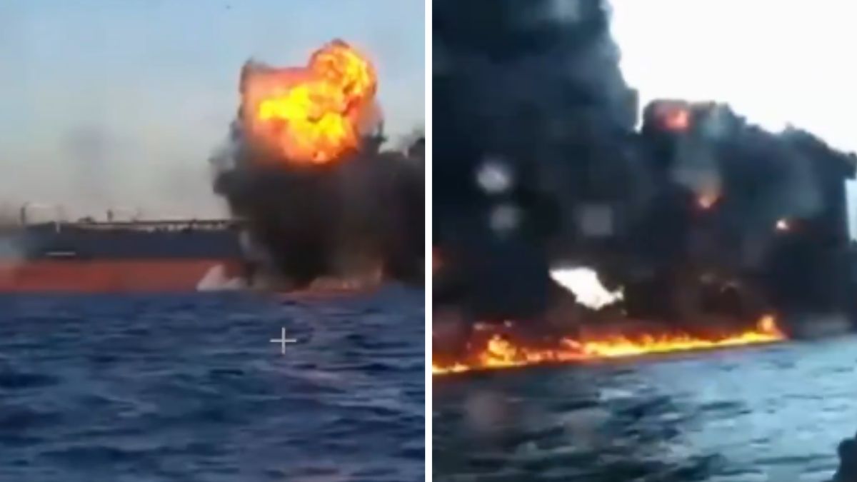 Atak na rosyjski tankowiec