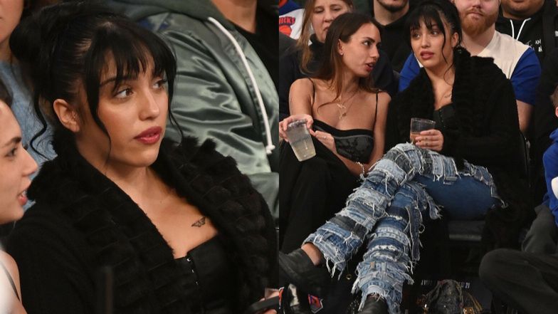 Córka Madonny błyska dekoltem, kibicując na meczu koszykówki w Nowym Jorku (ZDJĘCIA)