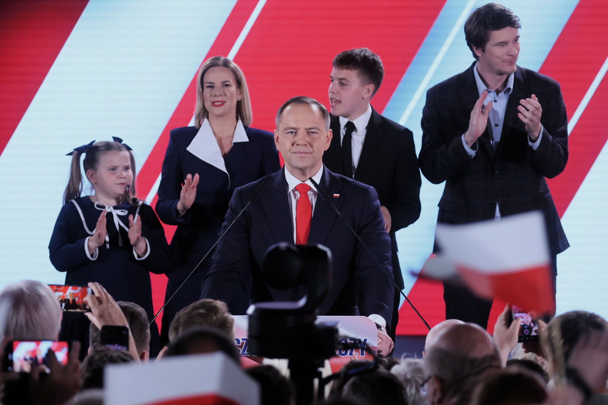 Karol Nawrocki z rodziną